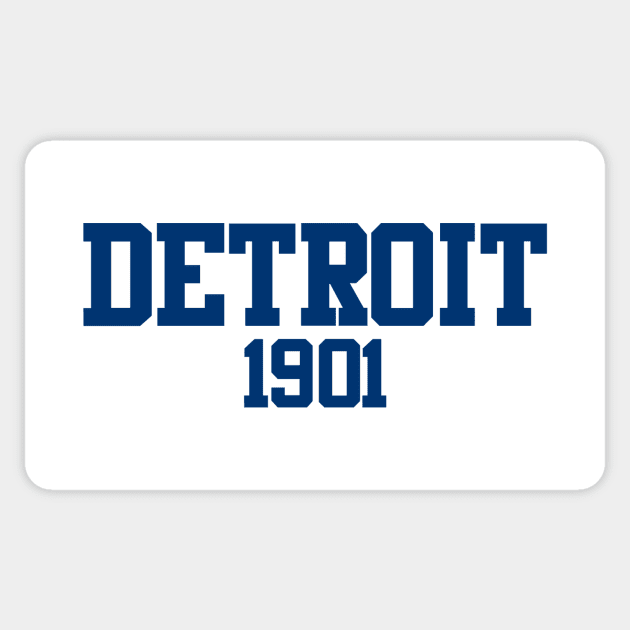 Detroit 1901 Sticker by GloopTrekker